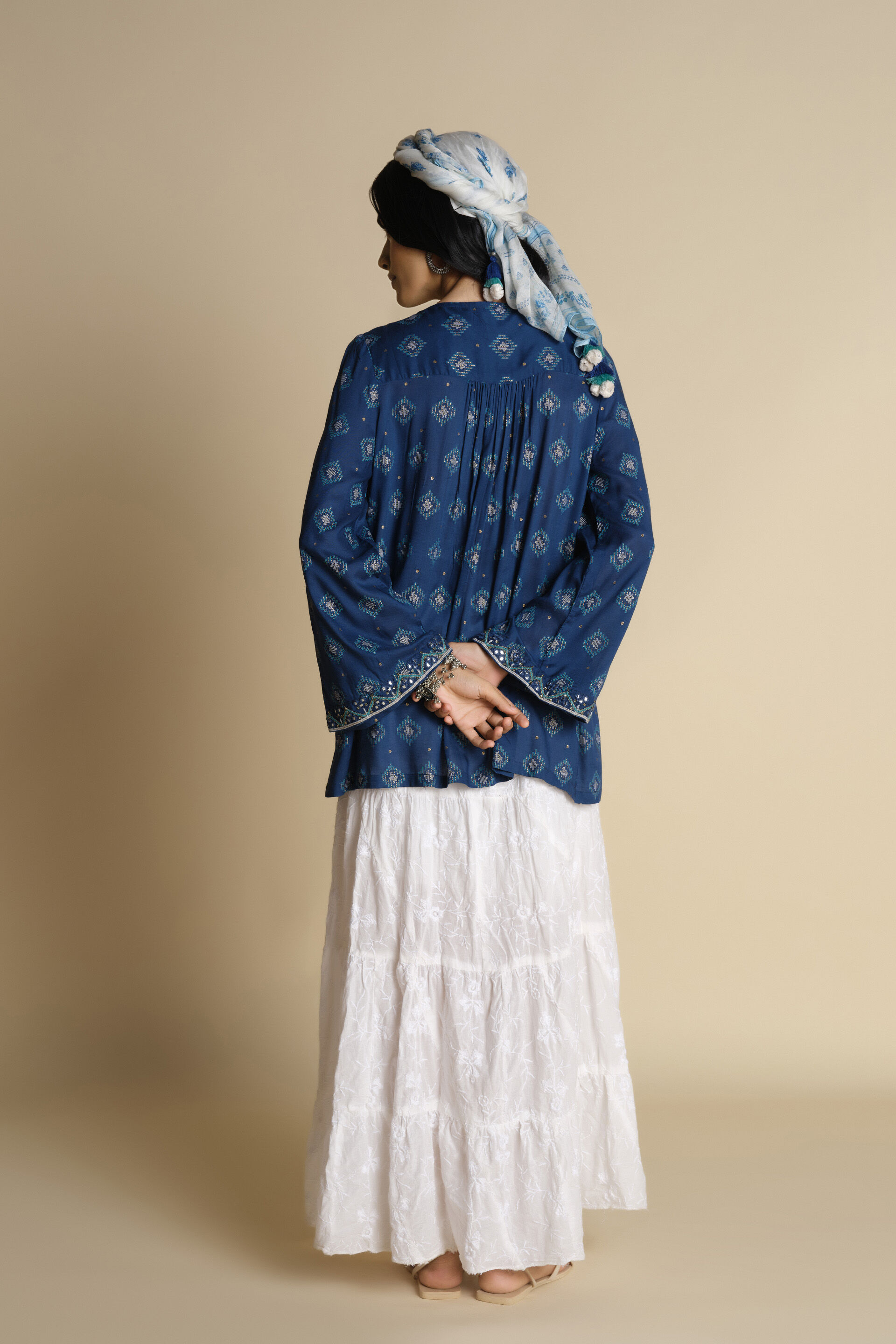 Neela Jadoo Top, Blue, image 5